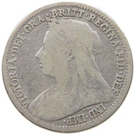 GREAT BRITAIN THREEPENCE 1897 Victoria 1837-1901 #a034 0055 - F. 3 Pence