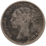 GREAT BRITAIN THREEPENCE 1884 Victoria 1837-1901 #s017 0161 - F. 3 Pence