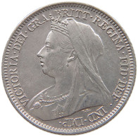 GREAT BRITAIN SIXPENCE 1900 Victoria 1837-1901 #t006 0013 - H. 6 Pence