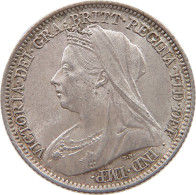 GREAT BRITAIN SIXPENCE 1900 Victoria 1837-1901 #t115 0405 - H. 6 Pence