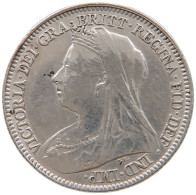 GREAT BRITAIN SIXPENCE 1897 Victoria 1837-1901 #t158 0389 - H. 6 Pence