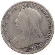 GREAT BRITAIN SIXPENCE 1896 Victoria 1837-1901 #t158 0387 - H. 6 Pence