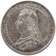 GREAT BRITAIN SIXPENCE 1887 Victoria 1837-1901 #t021 0109 - H. 6 Pence