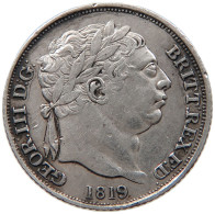 GREAT BRITAIN SIXPENCE 1819 GEORGE III. 1760-1820 #t143 0601 - H. 6 Pence