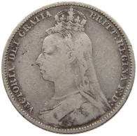 GREAT BRITAIN SHILLING 1889 Victoria 1837-1901 #c037 0345 - I. 1 Shilling