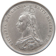 GREAT BRITAIN SHILLING 1887 Victoria 1837-1901 #t143 0555 - I. 1 Shilling