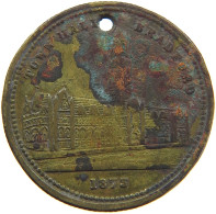 GREAT BRITAIN TOKEN 1873 TOKEN BRADFORD TOWN HALL 1873 #c054 0359 - Autres & Non Classés