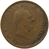 GREAT BRITAIN TOKEN 1831 WILLIAM IV. (1830-1837) #s009 0027 - Otros & Sin Clasificación