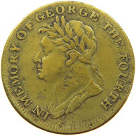 GREAT BRITAIN TOKEN 1830 GEORGE IV. (1820-1830) #a019 0637 - Otros & Sin Clasificación