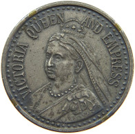 GREAT BRITAIN TOKEN  Victoria 1837-1901 VICTORIA QUEEN AND EMPRESS #a086 0471 - Sonstige & Ohne Zuordnung