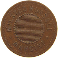 GREAT BRITAIN TOKEN  TOKEN MILSTED RUSSELL MANCINI #c054 0441 - Other & Unclassified