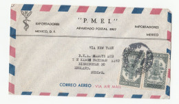 1950 Mexico SNAKE ADVERT Cover To BKL Alloys GB Airmail Stamps - Serpents