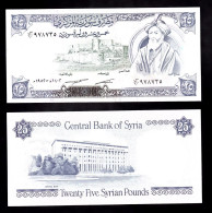 SYRIA 25  POUND 1982 PIK 102C FDS - Syrië