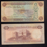 SYRIA 50  POUND 1982 PIK 103C MB - Siria