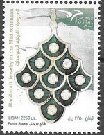 LEBANON, 2021, MNH, EUROMED, JEWELLERY,1v - Gezamelijke Uitgaven