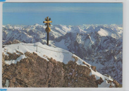 Zugspitze - Gipfel - Blick Auf Wetterstein Und Karwendelgebirge - Zugspitze