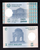 TAGIKISTAN 5 DIRAM 1999 PIK 11 FDS - Tajikistan