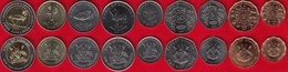 Uganda Set Of 9 Coins: 1 - 1000 Shillings 1987-2012 UNC - Ouganda