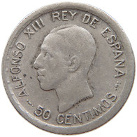 SPAIN 50 CENTIMOS 1926 Alfonso XIII. (1886–1941) #a004 0055 - Sonstige & Ohne Zuordnung