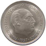 SPAIN 5 PESETAS 1957 69 Francisco Franco 1939-1975 #s079 0541 - 5 Pesetas