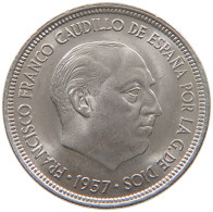 SPAIN 5 PESETAS 1957 71 Francisco Franco 1939-1975 #s065 0477 - 5 Pesetas