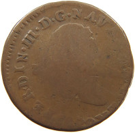 SPAIN 3 MARAVEDIS 1826 NAVARRA #t158 0047 - Münzen Der Provinzen