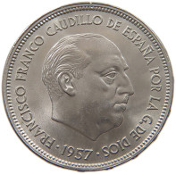 SPAIN 25 PESETAS 1957 69 Francisco Franco 1939-1975 #a014 0909 - 25 Peseta