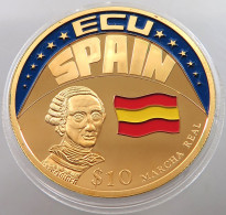 SPAIN 10 DOLLARS 2001  #sm11 0343 - Otros & Sin Clasificación