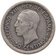 SPAIN 50 CENTIMOS 1926 Alfonso XIII. (1886–1941) #t112 0267 - Other & Unclassified