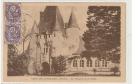 10 DEPT 79 : Chef Boutonne Le Château De Javarzay : édit. ? - Chef Boutonne