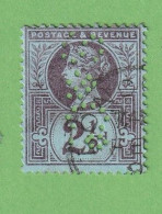 GBT1579- GRÃ-BRETANHA 1887_ 92- USD_ PERFURADO_ CV= $3,50 (SCOTT 2017) - Used Stamps
