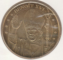 MONNAIE DE PARIS 2008 - 65 LOURDES Lourdes - Benoit XVI - Date 1858 / 2008 - 2008