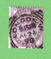 GBT1583- GRÃ-BRETANHA 1881- USD_ PERFURADO - Used Stamps