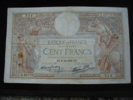 100 Cent Francs - LUC OLVIER MERSON  - 8=12=1938  **** EN ACHAT IMMEDIAT **** - 100 F 1908-1939 ''Luc Olivier Merson''