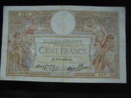 100 Cent Francs - LUC OLVIER MERSON  - 3=11=1938  **** EN ACHAT IMMEDIAT **** - 100 F 1908-1939 ''Luc Olivier Merson''