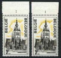 België 1734 - Plaatnummers 1-1 - 1971-1980