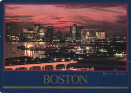 BOSTON, SKYLINE, ARCHITECTURE, BRIDGE, AIRPORT, UNITED STATES - Boston