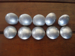 Lot Boutons Argent Militaire Français Année 50' - Cavalerie - Train - Indochine. - Bottoni