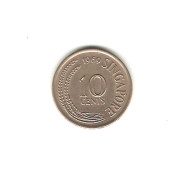 174/ Singapour : 10 Cents 1969 - Singapur