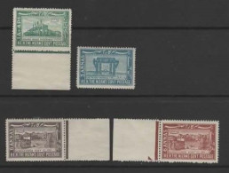 Hyderabad 1937-1949 - HEH The Nizam's Govt - Set Of 3 + 6a Red-brown SG55-57 & 57a MNH Cat £32 - MUST See Description - Hyderabad