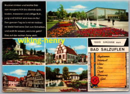 Bad Salzuflen - Mehrbildkarte Schreibfaulenkarte - Bad Salzuflen