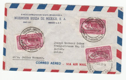 1958 HAT & SPURS Mexico Air Mail COVER Stamps To GB - Costumes