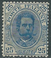 1891-96 REGNO UMBERTO I 25 CENT MNH ** - RB6-5 - Neufs