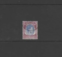 Malayan States - Malacca 1949 - $1 Blue & Purple SG15 FU Cat £35 SG2023 - Perak