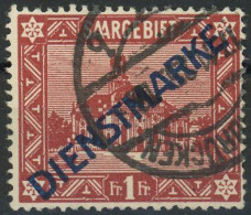 SAAR DIENSTMARKEN 1924 Michel Nummer 11II Gestempelt - Oficiales