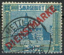 SAAR DIENSTMARKEN 1923 Michel Nummer 13I Gestempelt - Dienstmarken