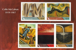 2019 New Zealand Colin McCahon Art Paintings Souvenir Sheet MNH @ BELOW FACE VALUE - Ongebruikt