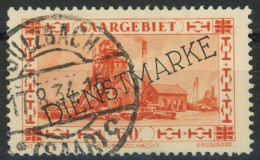 SAAR DIENSTMARKEN 1929/1934 Michel Nummer 29 Gestempelt - Dienstmarken