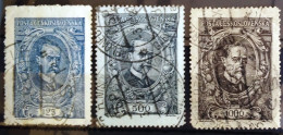 TCHECOSLOVAQUIE                          N° 152/154                               OBLITERE - Gebraucht