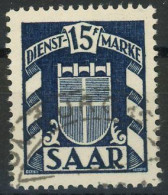 SAAR DIENSTMARKEN 1949 Michel Nummer 40 Gestempelt - Dienstmarken